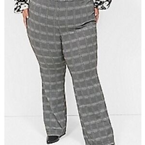 Women's Gray Plaid Pants NWOT